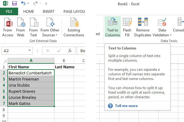 How To Split Columns In Excel 2013 • Lammtech It Support 1050